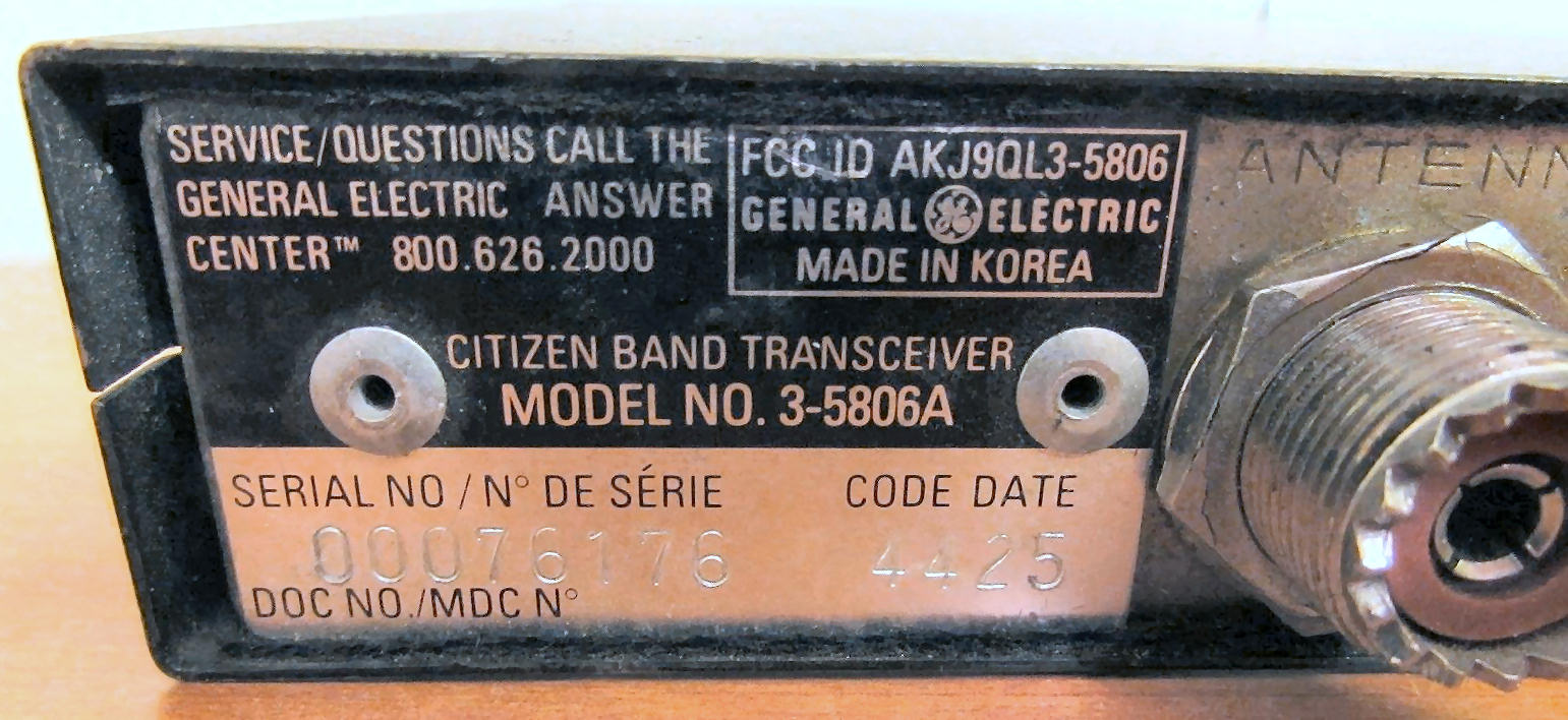 General Electric 3-5806A